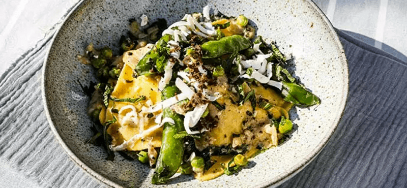 James Strawbridge’s Pea and Truffle Pasta