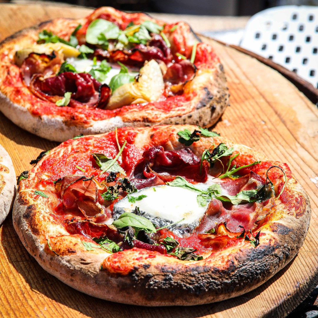 James Strawbridge's Goat's Cheese & Artichoke Pizza