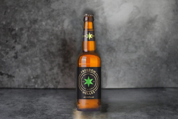 Freedom Brewery Organic Helles Lager - 330ml