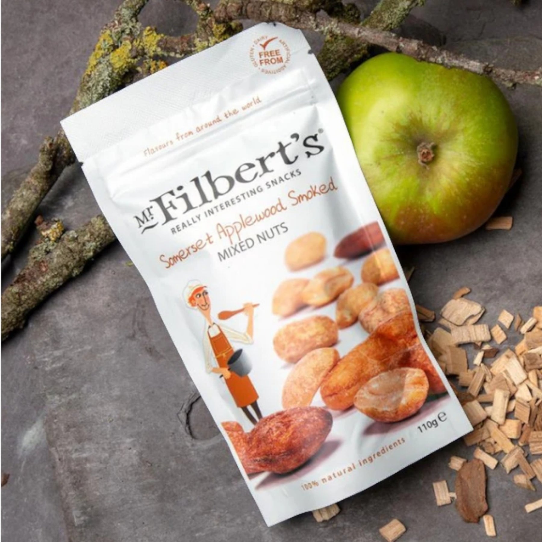 Mr Filberts - Somerset Applewood Smoked Mixed Nuts (100g)