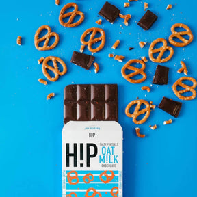 H!P - Chocolate Salty Pretzel Oat Milk Chocolate (70g)