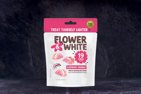 Flower & White - Raspberry Crumble Meringue Bites (75g)