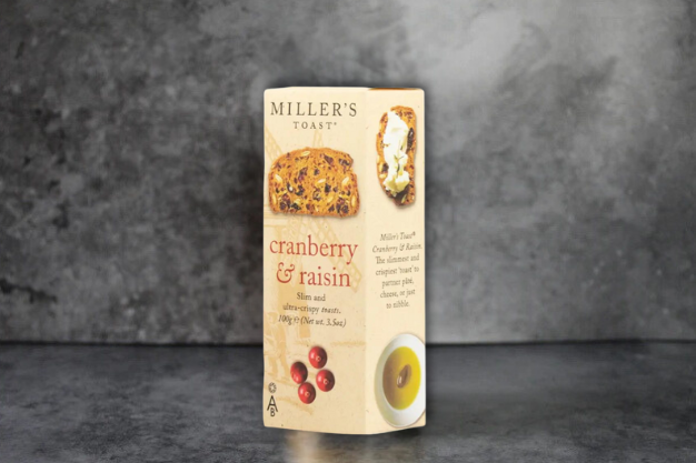 Miller's Toast Cranberry & Raisin